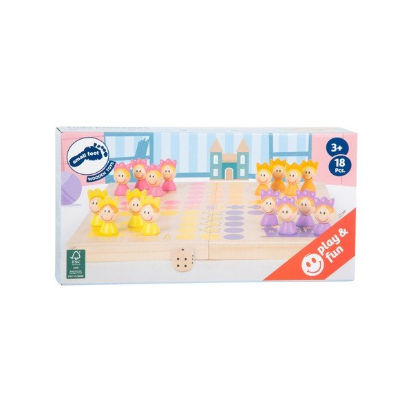 Drewniana gra planszowa Legler Ludo Princess-image-4