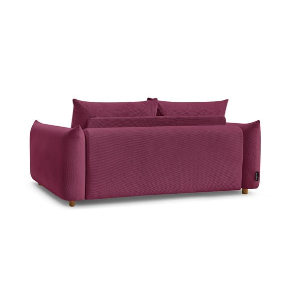 Bordowa rozkładana sofa 234 cm Ernest – Bobochic Paris-image-4