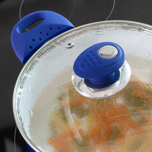 Niebieski komplet garnka, rondla i patelni InnovaGoods Chef-image-4