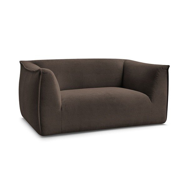Brązowa sztruksowa sofa 170 cm Giorgia – Bobochic Paris-image-2