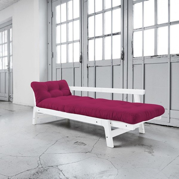 Sofa rozkładana Karup Step White/Pink-image-3