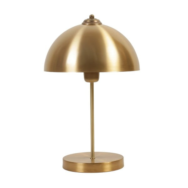 Lampa stołowa w kolorze złota z metalowym kloszem (wysokość 40 cm) Lungo – Opviq lights