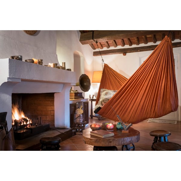 Pomarańczowy hamak Descotis Bella, dł. 420 cm-image-1