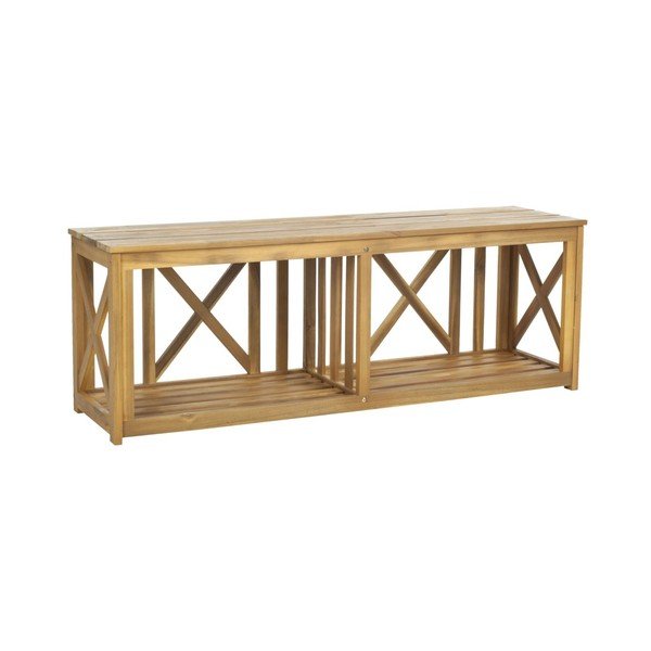 Ławka ogrodowa z drenw akacji Safavieh Branco Nature