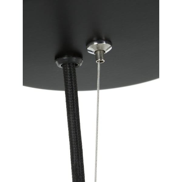 Czarna lampa sufitowa Westwing Collection Silvan-image-3