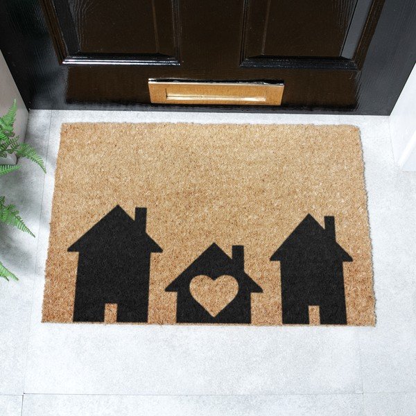 Wycieraczka z włókna kokosowego 40x60 cm Home Is Where the Heart Is – Artsy Doormats-image-2