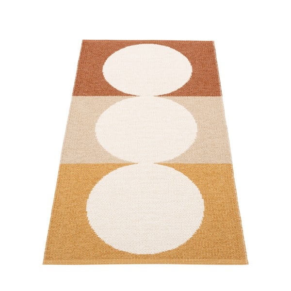 Dywan odpowiedni na zewnątrz w kolorze ochry/kremowy 70x140 cm Otto Harvest – Pappelina-image-2