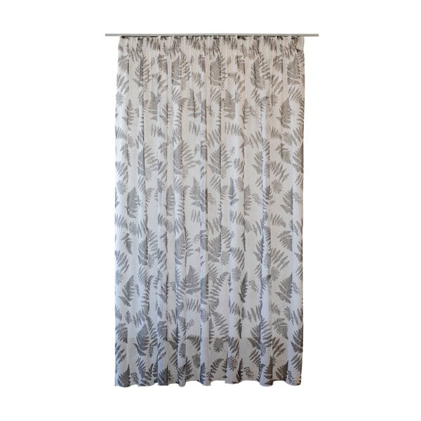 Biało-szara firanka 300x260 cm Feriga – Mendola Fabrics-image-2
