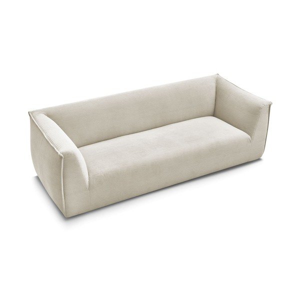 Beżowa sztruksowa sofa 242 cm Giorgia – Bobochic Paris-image-3