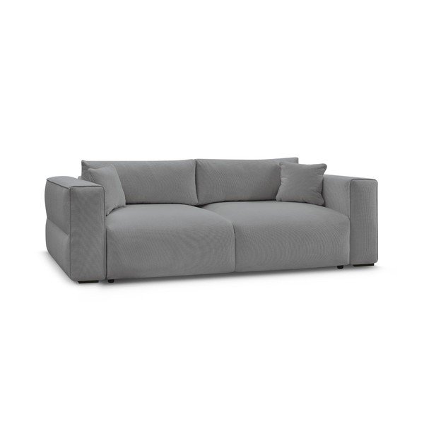 Szara rozkładana/ze schowkiem sofa 265 cm Ezechiel – Bobochic Paris-image-3