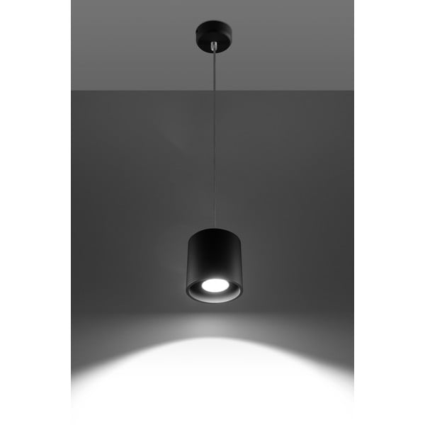 Czarna lampa wisząca Sollux Roda-image-4