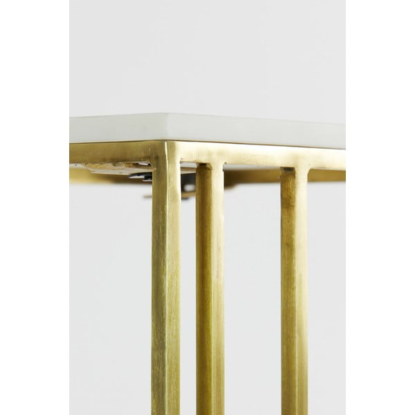 Stolik z blatem w dekorze marmuru 31x41 cm Roshan – Light & Living-image-1