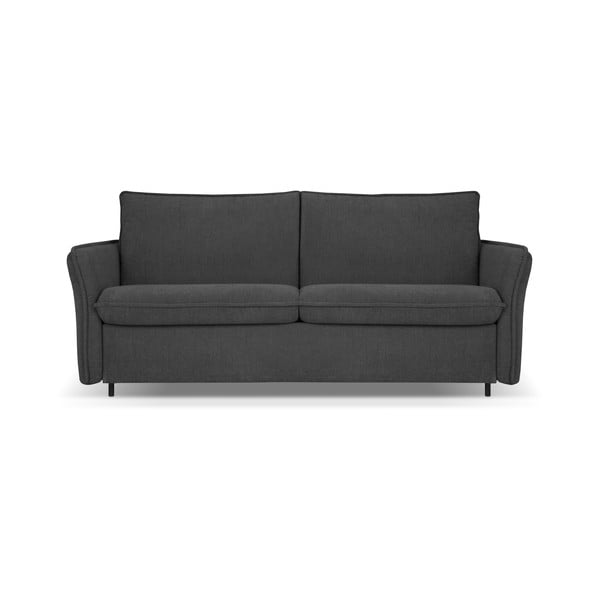Ciemnoszara rozkładana sofa 166 cm Dalida – Micadoni Home