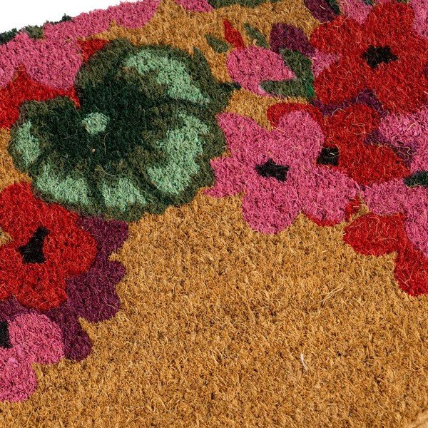 Wycieraczka z włókna kokosowego 40x60 cm Geranio – Casa Selección-image-1