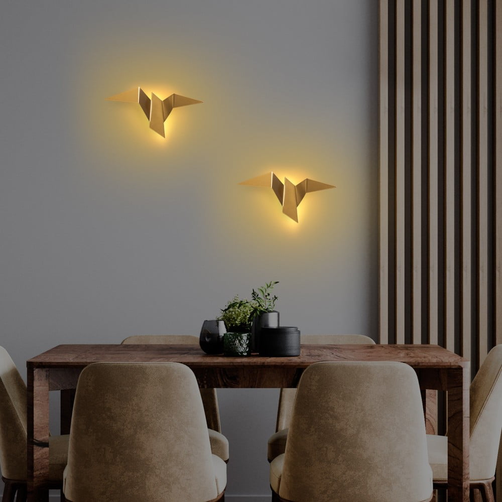 Kinkiet LED w kolorze złota Pacali – Opviq lights (zdjęcie 6)