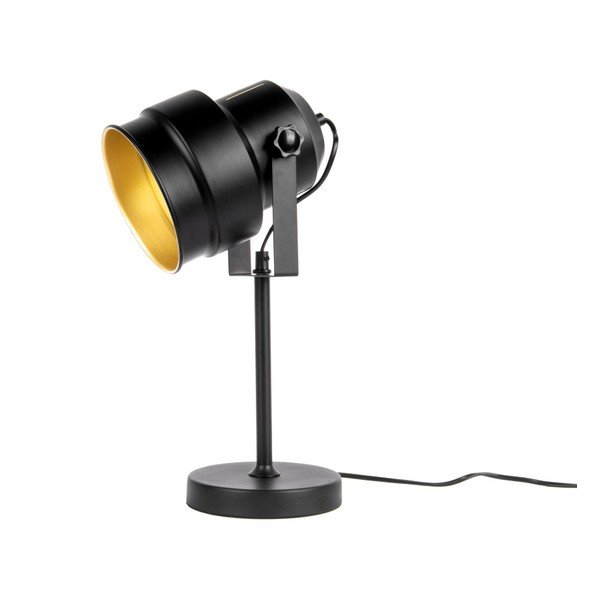 Czarna lampa stołowa Leitmotiv Studio