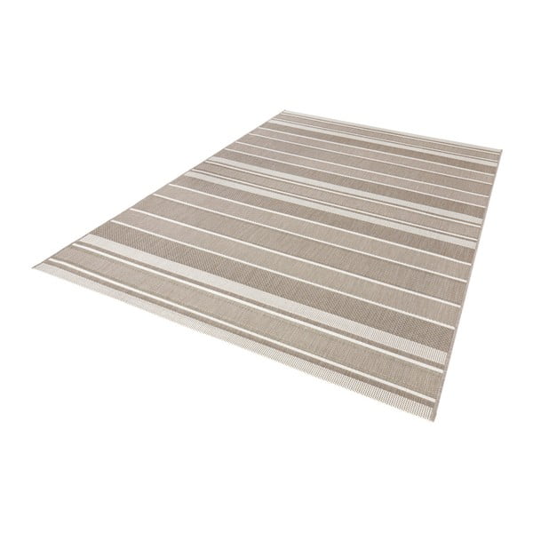 Beżowy dywan odpowiedni na zewnątrz NORTHRUGS Strap, 80x150 cm-image-1