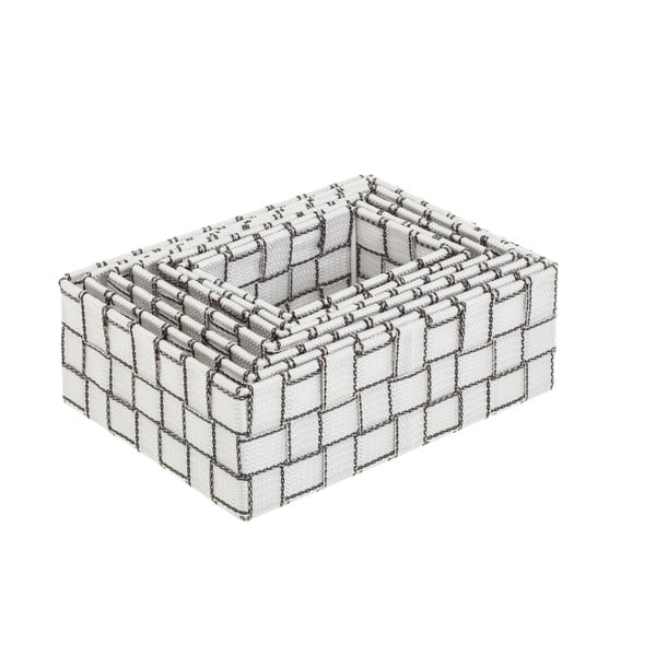 Materiałowe koszyki łazienkowe zestaw 7 szt. – Casa Selección-image-2