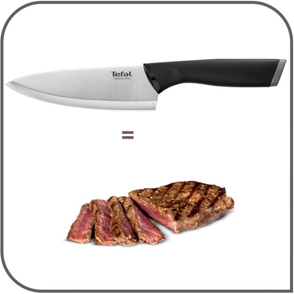 Nóż szefa kuchni ze stali nierdzewnej Comfort – Tefal-image-1