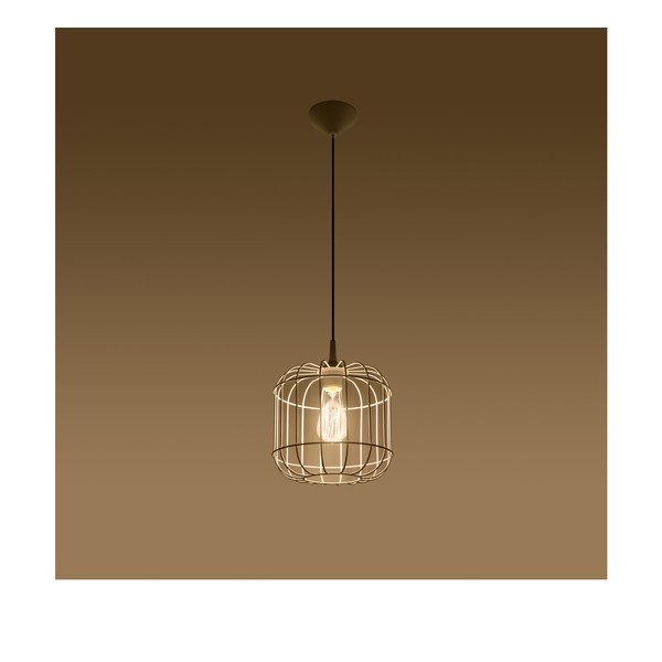 Biała lampa wisząca ø 23 cm Albino – Sollux-image-1