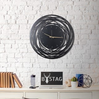 Metalowy zegar ścienny Ball, 70x70 cm