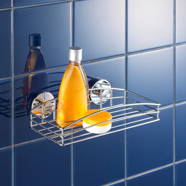 Półka z przyssawką Wenko Vacuum-Loc 26 cm, 26x14 cm-image-1