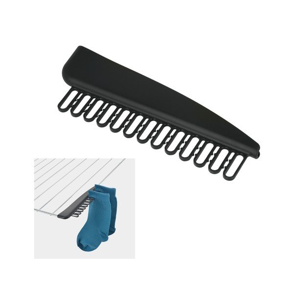 Zestaw 2 uchwytów na skarpetki do suszarki na pranie Metaltex