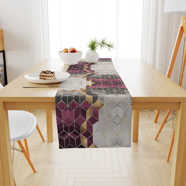 Bieżnik 140x45 cm Optic – Minimalist Cushion Covers-image-2