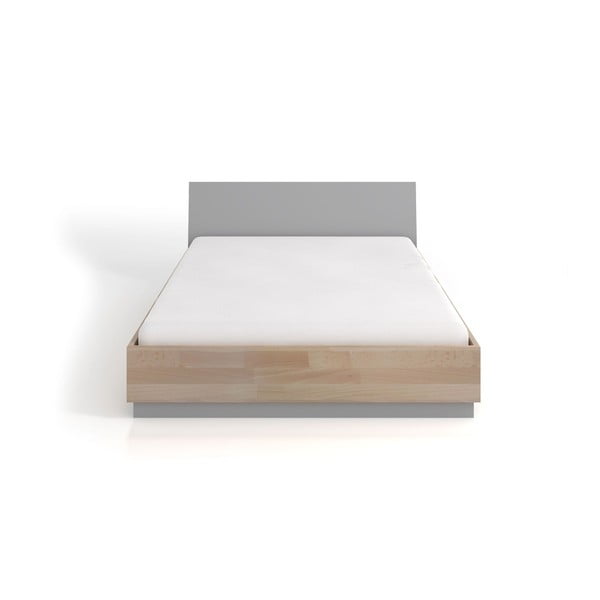 Łóżko 2-osobowe z bukowego i sosnowego drewna SKANDICA Finn BC, 160x200 cm