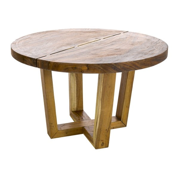Stół z drewna suar Pols Potten, Ø 120 cm