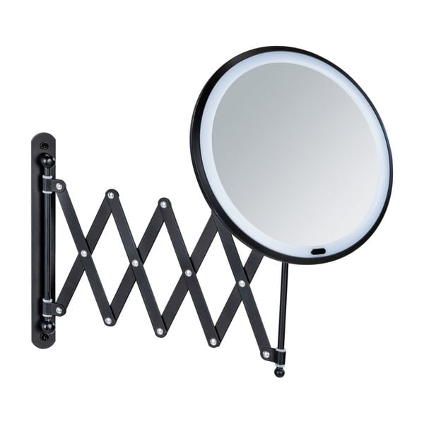 Lustro z oświetleniem/powiększające (5x) kosmetyczne ø 20 cm Barona – Wenko-image-1