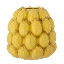 Żółty kamionkowy ręcznie malowany wazon (wysokość 22 cm) Limone – Bloomingville