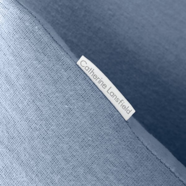 Jasnoniebieska flanelowa pościel dwuosobowa 230x220 cm Brushed – Catherine Lansfield-image-2