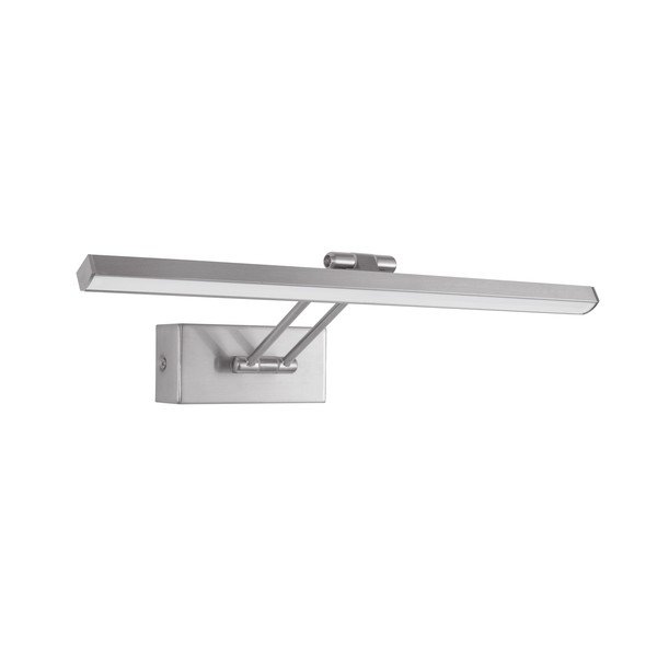 Aluminiowy kinkiet LED z elastyczną konstrukcją w kolorze srebra Marnell – Nova Luce