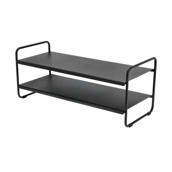 Czarny stalowy regał na buty 33x33x80 cm A-Shoe – Zone-image-3