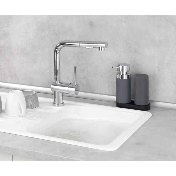 Szary silikonowy zestaw do mycia naczyń Easy Squeez-e – Wenko-image-1