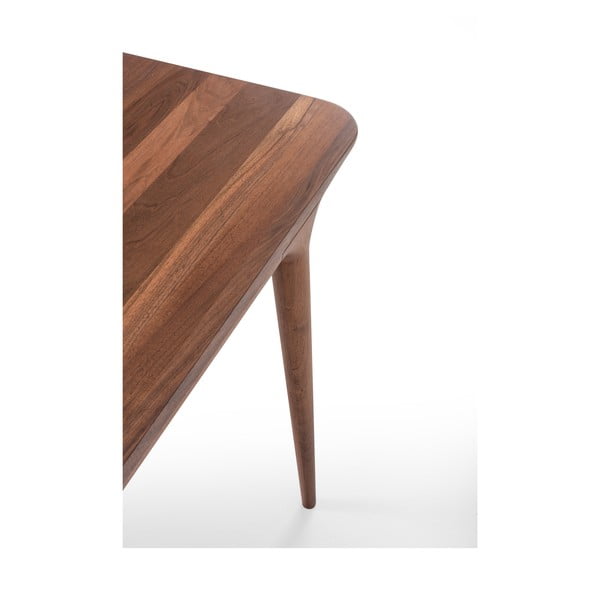 Stół z drewna orzechowego 90x180 cm Fawn – Gazzda-image-3