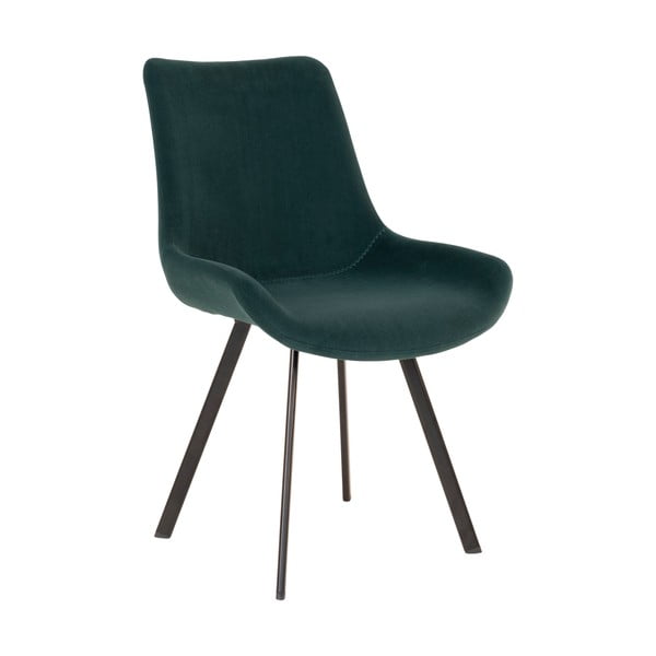 Zielone aksamitne krzesła zestaw 2 szt. Memphis – House Nordic