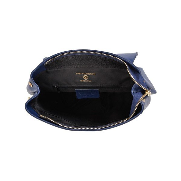 Niebieski skórzany plecak Sofia Cardoni Angelica-image-3