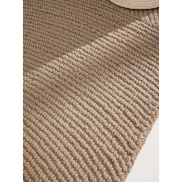 Beżowy wełniany chodnik tkany ręcznie 80x200 cm Eleni Light Beige – Hanse Home-image-4