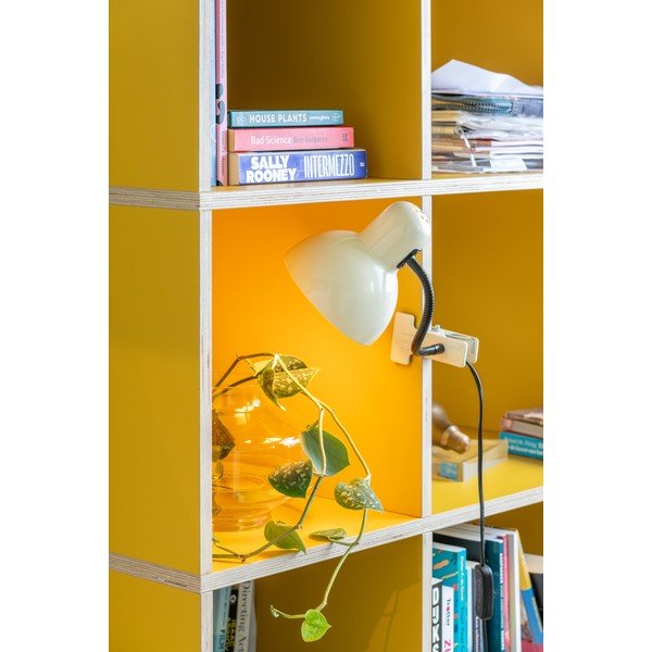 Beżowa metalowa lampa stołowa (wysokość 33,5 cm) New Retro – Leitmotiv-image-1