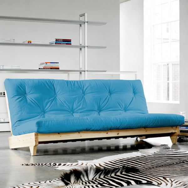 Sofa rozkładana Karup Fresh Natural/Horizon Blue