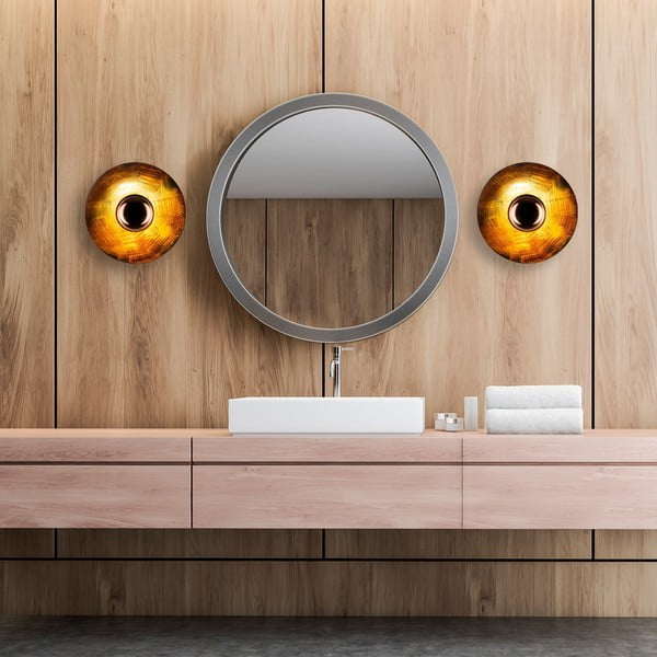 Kinkiet w kolorze miedzi ø 28 cm Kurt – Opviq lights-image-4