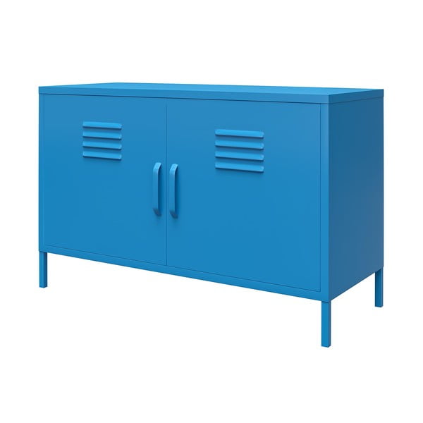 Niebieska metalowa szafka Novogratz Cache, 100x64 cm-image-2