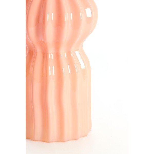 Różowy szklany wazon (wysokość 28 cm) Terento – Light & Living-image-3