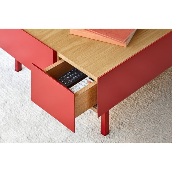 Ciemnoczerwony stolik Teulat Arista-image-2