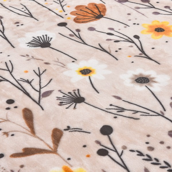 Pościel jednoosobowa z mikropluszu 140x200 cm Valentina – My House-image-2