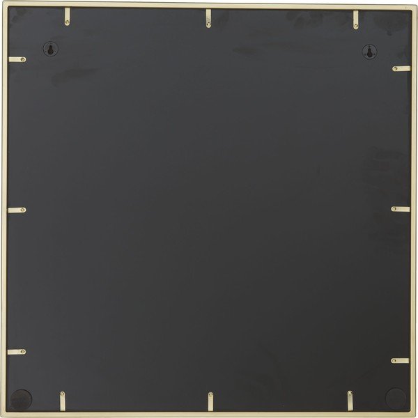 Lustro ścienne z metalową ramą w kolorze złota Westwing Collection Clarita, 70x70 cm-image-1