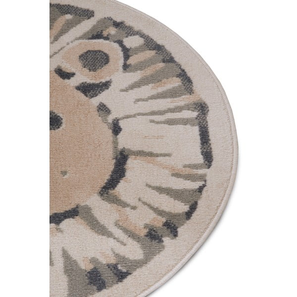 Beżowy dywan dziecięcy ø 100 cm Lion – Hanse Home-image-1
