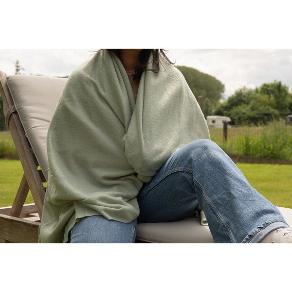 Zielony polarowy koc 130x160 cm Riso – Tiseco Home Studio-image-1